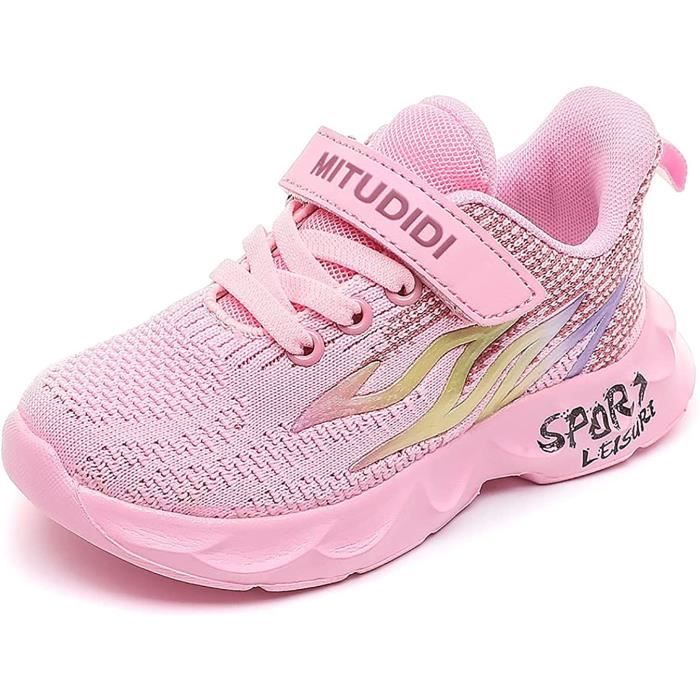 Chaussures De Marche Pour Bébé Fille – Maille Respirante, Semelle Antidérapante, Légères Et Souples - 6