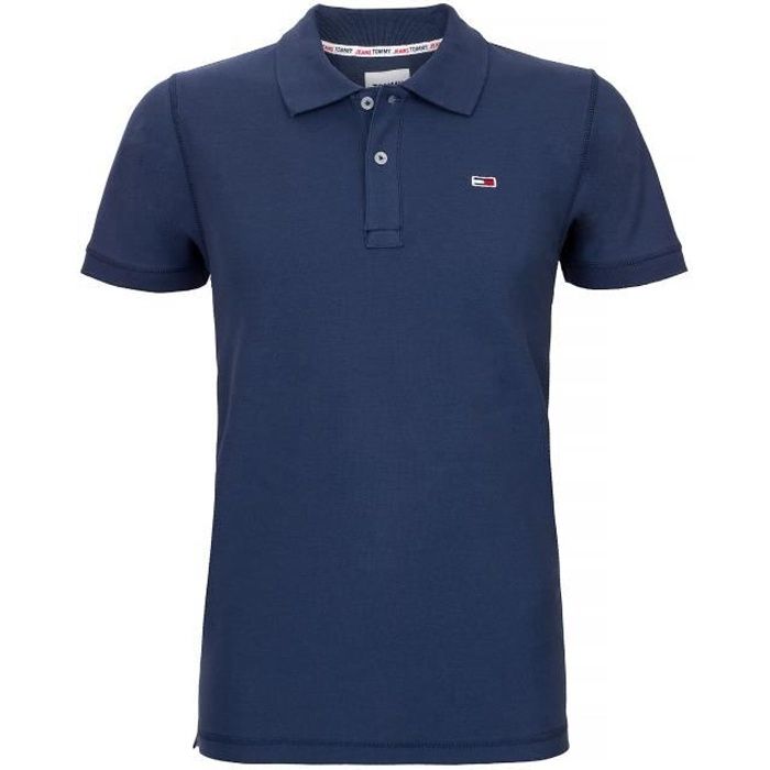 POLO TOMMY HILFIGER INDIGO Taille S Bleu Cdiscount Pret a Porter