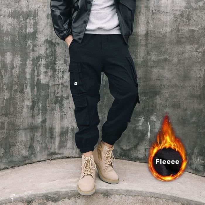 Pantalon de jogging Cargo pour homme Streetwear Hip Hop