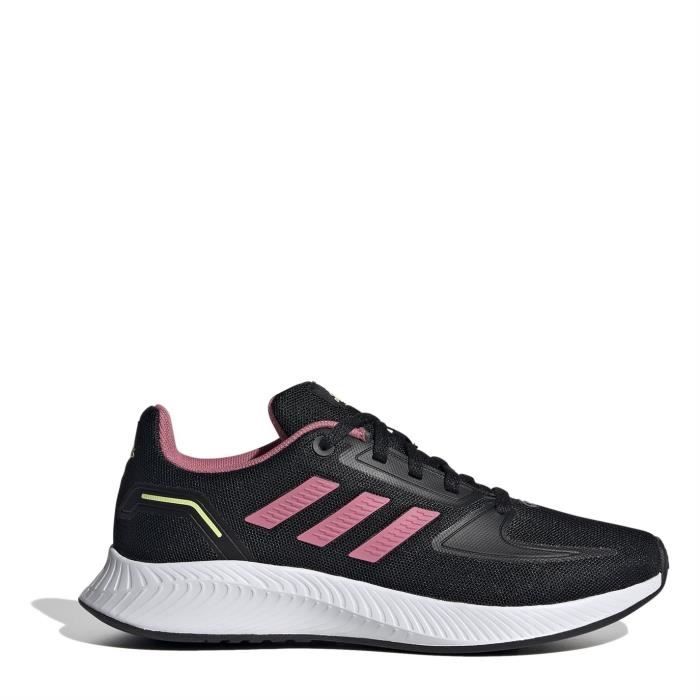 Baskets de running Adidas Runfalcon 2 pour filles Noir Rose