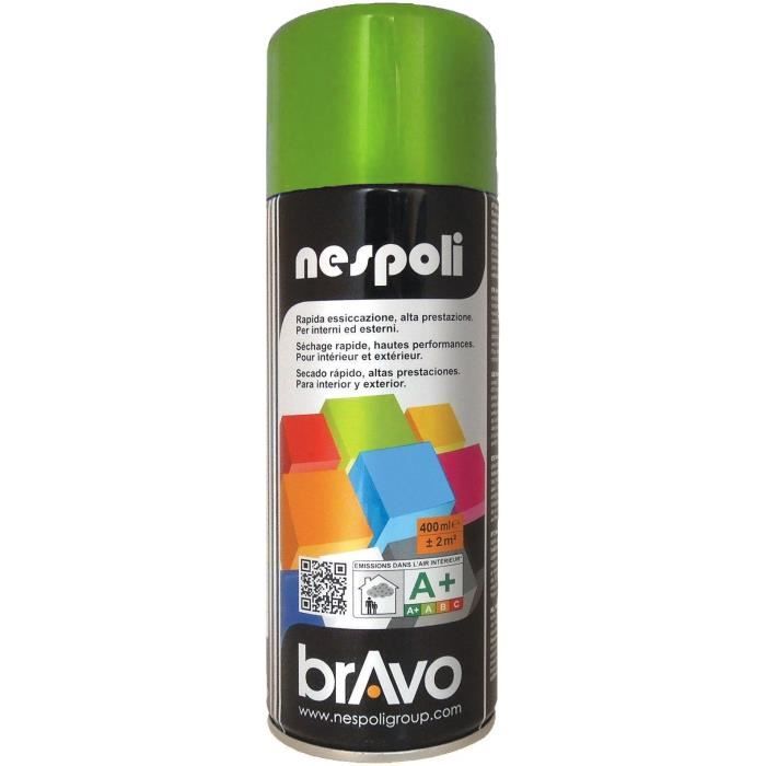 Aérosol peinture professionnelle vert olivier 400 ml, NESPOLI
