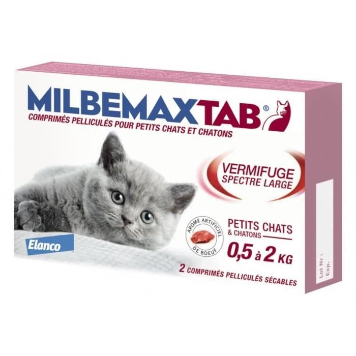 Meilleurs prix pour Milbemax chatons boite 2 cps