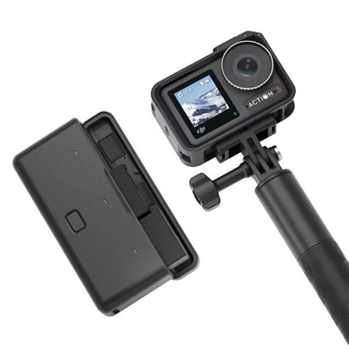 Caméra d'action 4K - DJI - Osmo Action 3 Adventure Combo - Noir