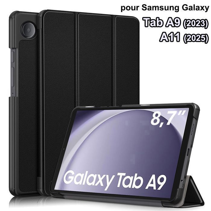 Coque Magnétique Ultra Fine Pour IPad Pro 11" M4 2024 - Support Multi-angles, Veille/réveil Auto, Compatible Apple Pencil - Noir