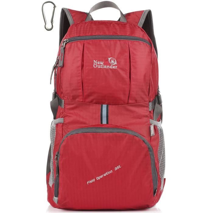 Outlander Packable légère Voyage à dos de randonnée Daypack XLQO1