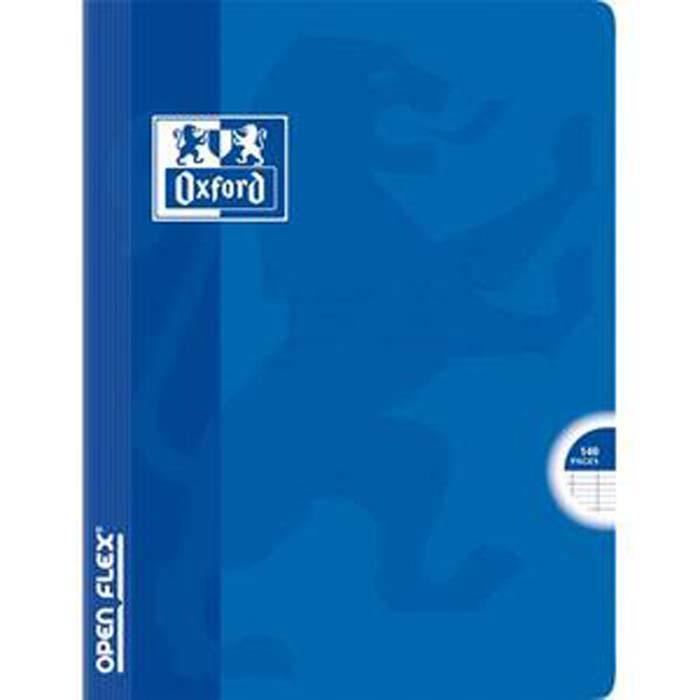 OXFORD Cahier OpenFlex Spiralé 100 Pages 17x22cm Grands Carreaux Seyès