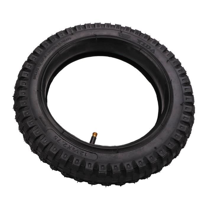 YUA chambre à air de pneu de moto 40PSI 12.5x2.75 Pneu 2.5x2.5/2.75 Jeu de chambres à air de remplacement pour Razor MX350 MX400