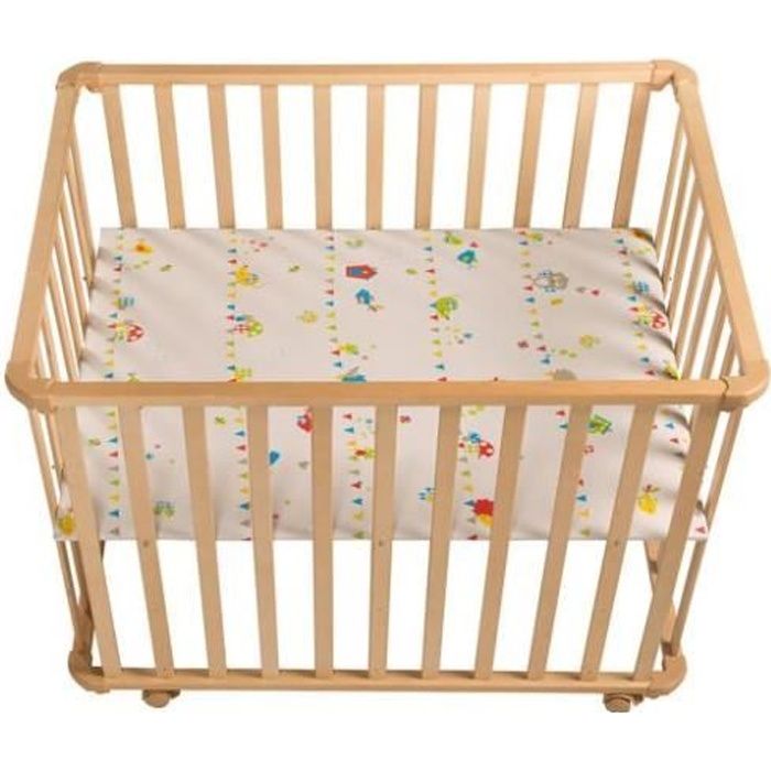 Roba Parc Bebe Waldhochzeit 75x100 Cm Parc De Jeu Securise Avec Tour De Parc De Protection Naturel Cdiscount Puericulture Eveil Bebe