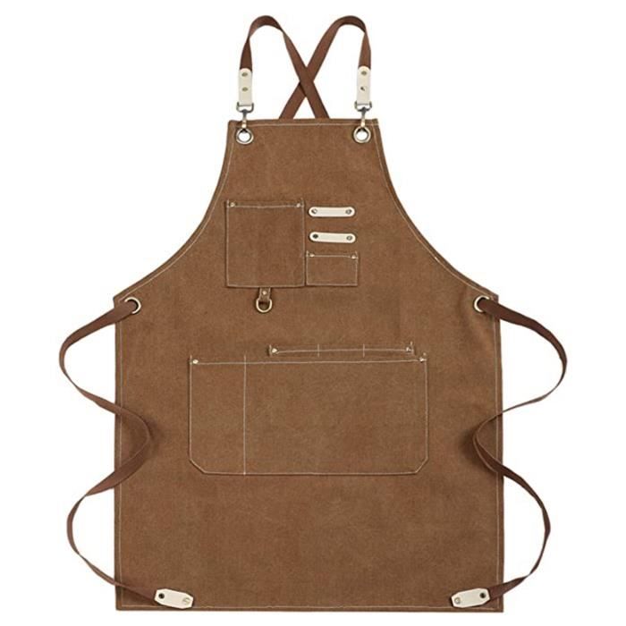 Tablier en cuir suédé pour maréchal-ferrant Forget