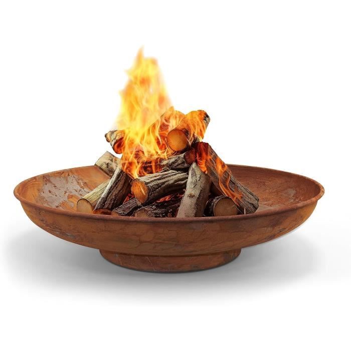 Yakimz Brasero Pour Le Jardin 80 Cm, Grand Brasero Pour L'extérieur