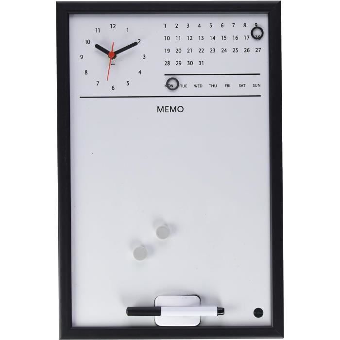 Tableau Magnétique Effaçable à Sec Bi-Office 40x30 Cm Vert – Idéal Bureau, Maison & École
