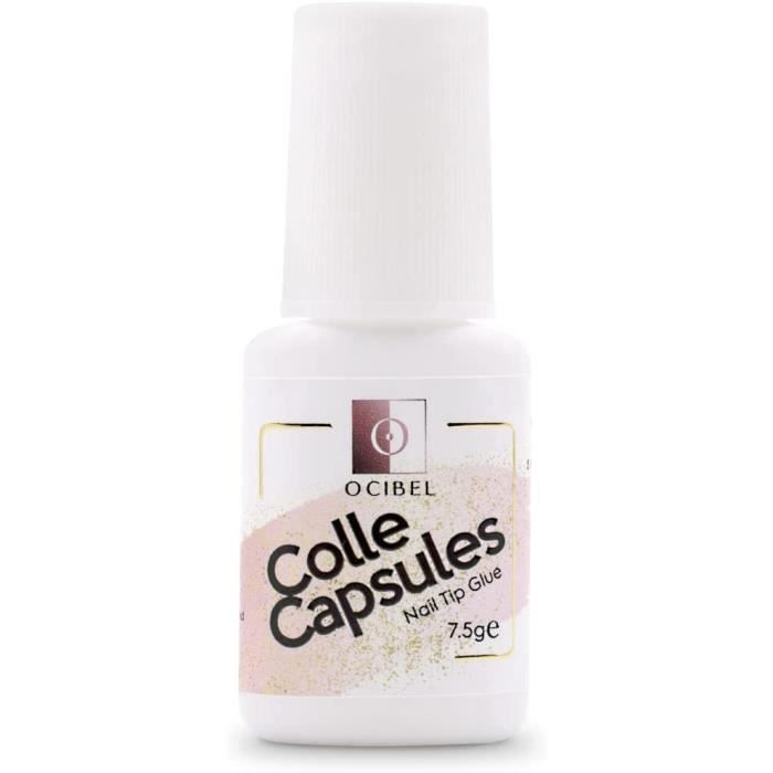Colle FauxOngles. Ultra Fixante et Rapide avec pinceau. Colle Extensions en Gel, Résine