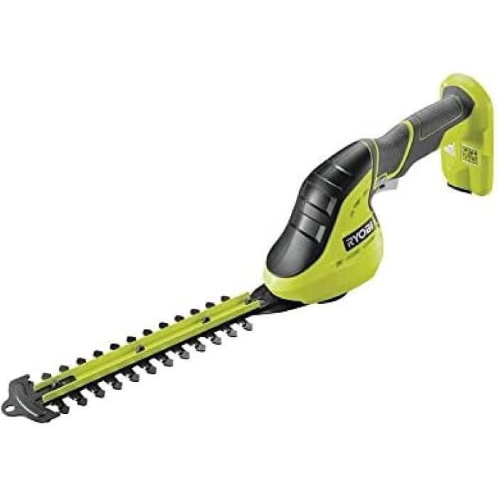 Cisaille à Gazon RYOBI 18V One+ - Double Lame 120/200mm Pour Herbe Et Arbustes - Sans Batterie