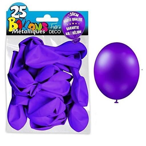 8 Ballons Violet 30cm
