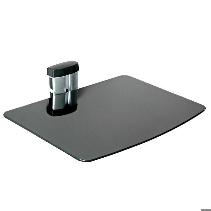 Tectake 1 Etagere Murale Design Reglable En Verre 25 Cm X 42 Cm X 34 Cm Gris Noir Support Lecteur Video Avis Et Prix Pas Cher Cdiscount