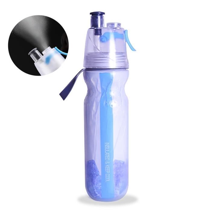 Gourde - Bouteille isotherme,Bouteille d'eau 2,7 l Gallon avec couvercle à  rebond,étanche,grande capacité,Po- Transparent-C2-2.7L - Cdiscount Sport