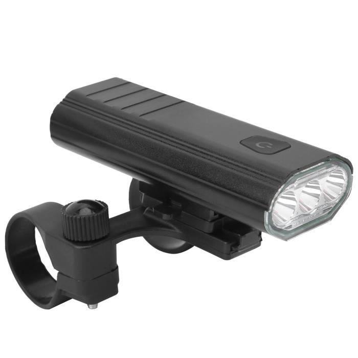 Phare Vélo Solaire Rechargeable USB Ultra Puissant Avec Klaxon 120 DB – Éclairage 200m, 3 Modes, Lampe Torche Intégrée Pour Cyclisme Nocturne, Scooter Électrique