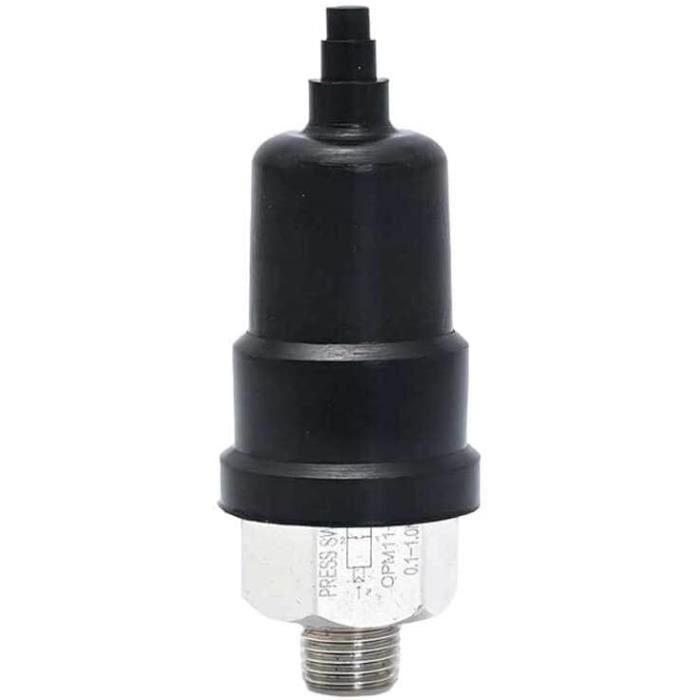 Pressostat Pneumatique Réglable QPM11-NC - Normalement Fermé, Plage 0,1-0,7 MPa, Alimentation AC220V/24VAC-DC, Buse G1/4, Pour Air Ou Eau