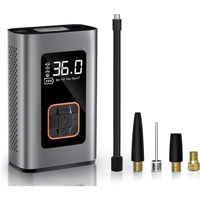Compresseur D'air Portable 12V Pour Voiture - Pompe à Pneus Avec Manomètre, 2,5 M De Câble, 120W