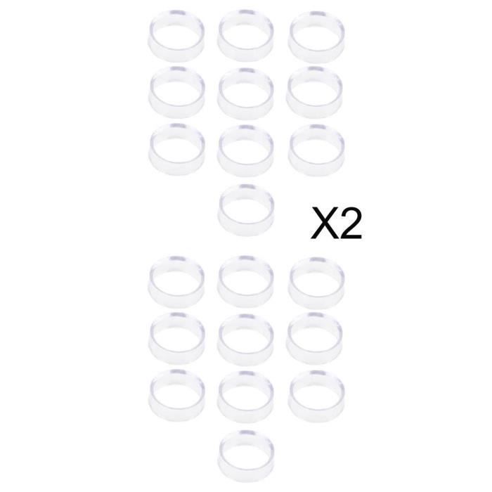 10 Bases Acrylique Transparentes Sharplace - Rondes, Carrées, Coeur... | Pour Présenter Figurines, Objets