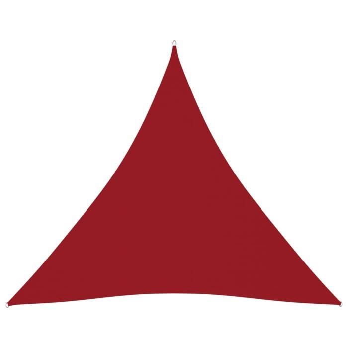 vidaXL Voile de parasol triangulaire 4x4x4 - vue 2
