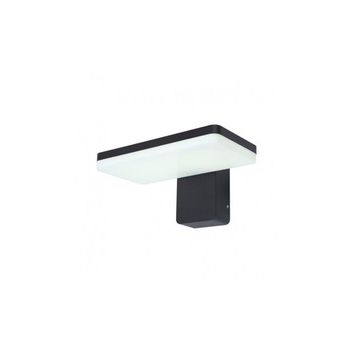 Vision-EL - Applique murale d'intérieur LED forme T gris anthracite - 230V 3000°K 1100 lumens IP65
