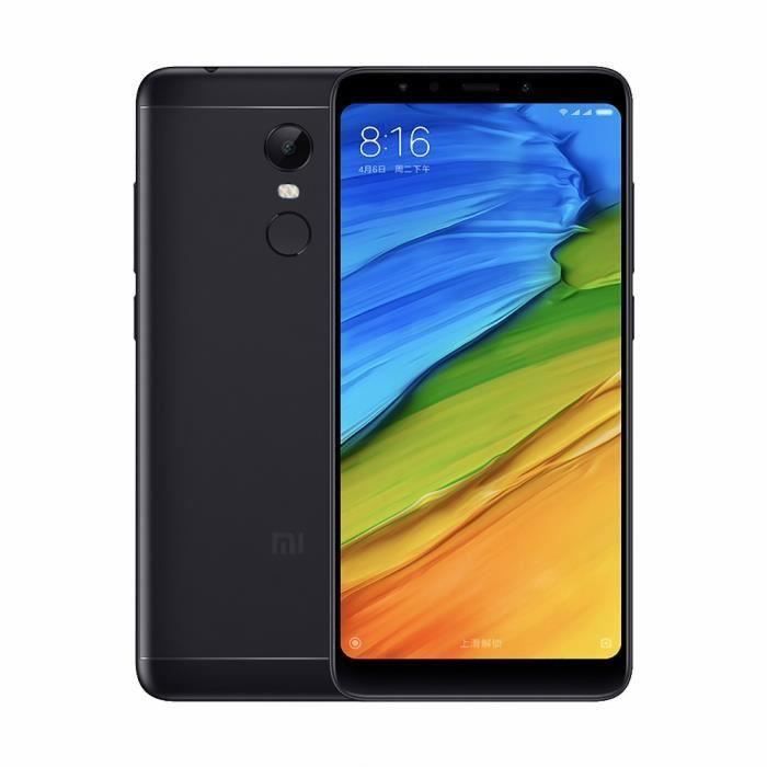 Xiaomi Redmi 5 plus 4 RAM 64GB Noir - Cdiscount Téléphonie