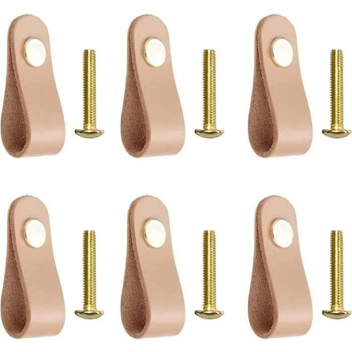 Lot De 6 Poignées De Tiroir Argentées Uxcell - Entraxes 5cm (2 Pouces) - Neuves