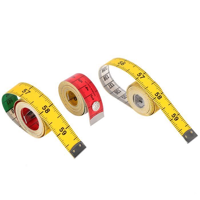 Mètre Ruban Souple En Braille - 2 Mètres De Long, En Nylon, Marquages Tactiles Pour Personnes Malvoyantes