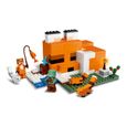 LEGO® 21178 Minecraft Le Refuge du Renard, Jouet de Construction Maison, Enfants dès 8 ans, Set avec Figurines Zombie, Animaux-1