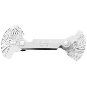 Jauge De Filetage Draper 51072 - 52 Lames Métriques (0,25 à 6 Mm) - Pour Identifier Le Pas De Vis - 3