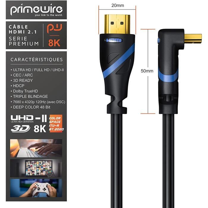 Cable 50cm HDMI 2.0 Premium Ultra HD 4K