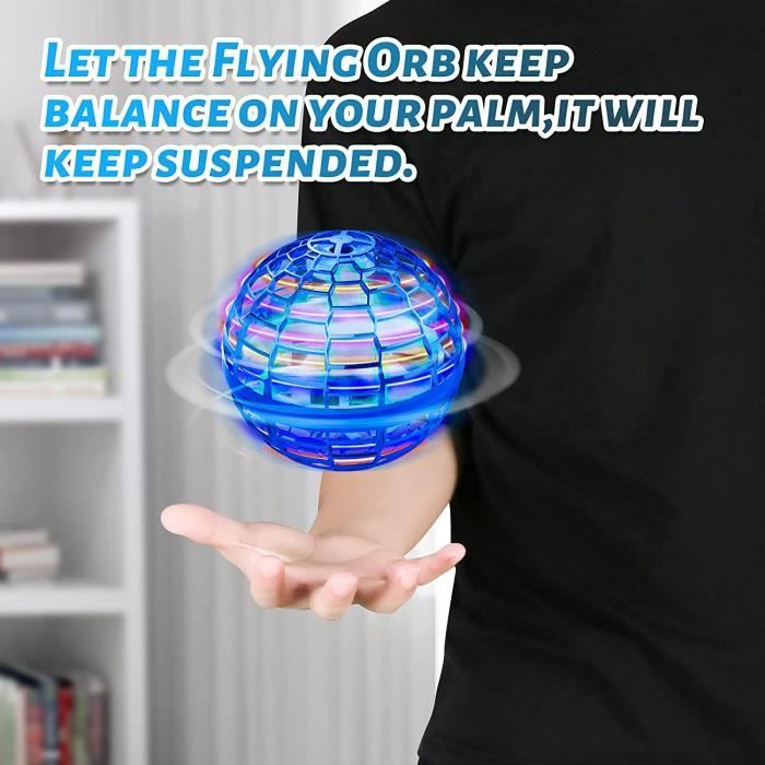 Boule Volante Jouet,Mini Balle Volante Drone Lumineuse,avec Rotation à 360  LED Magique Flying Ball,Convient Aux Enfant Et aux Adulte - Cdiscount  Puériculture & Eveil bébé