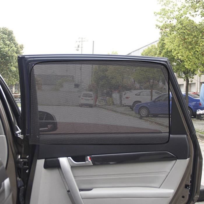 Pare-soleil magnétique pour voiture, Protection UV, rideau de voiture, fenêtre  latérale, maille, Film de Pro 2PCS front arc