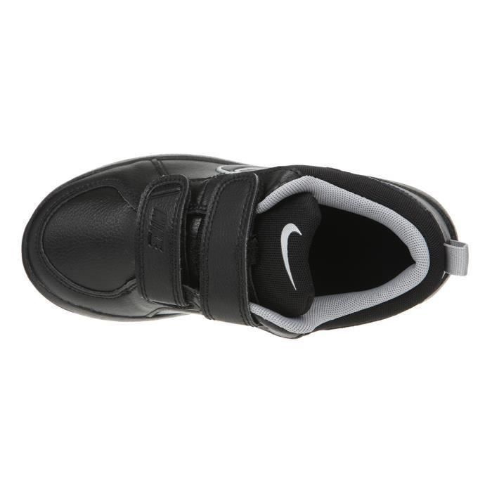 Basket enfant NIKE PICO 4 Cuir Fermeture scratch Noir noir Cdiscount Chaussures