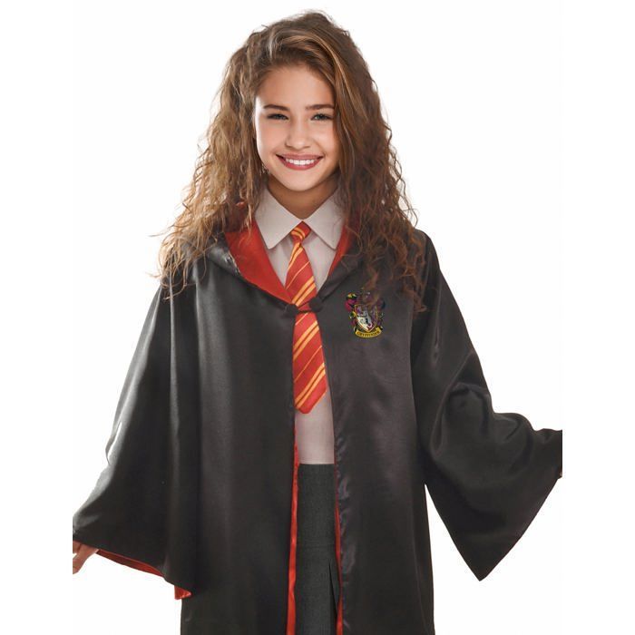 Amscan - Children's Hermione, Hogwarts, Harry Potter, Gryffindor, Mage, Wizard, Carnival, 110, Black