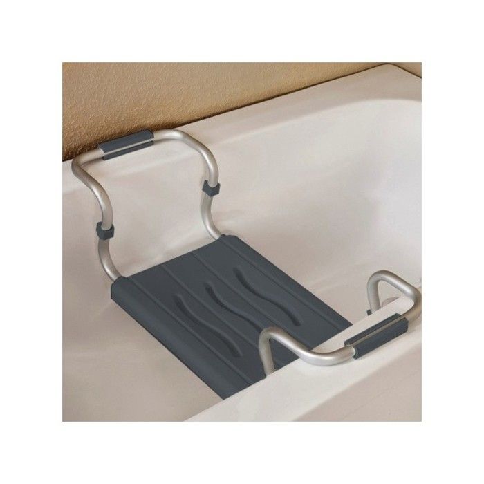 Siège De Baignoire Extensible 50-70cm - Support 120kg - Antidérapant - Pour Personnes à Mobilité Réduite - Blanc