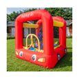 Château Gonflable Jumpy Car avec aire de jeux et trampoline - Surface 210x205x200 cm-2