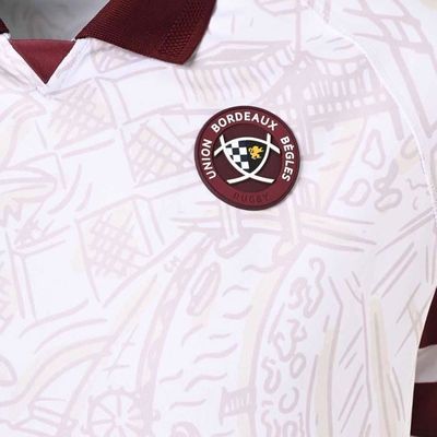 Maillot Domicile UBB Bordeaux Kappa Homme - Tissu Recyclé, Coupe Droite, Pour Supporter Ou Joueur - 3