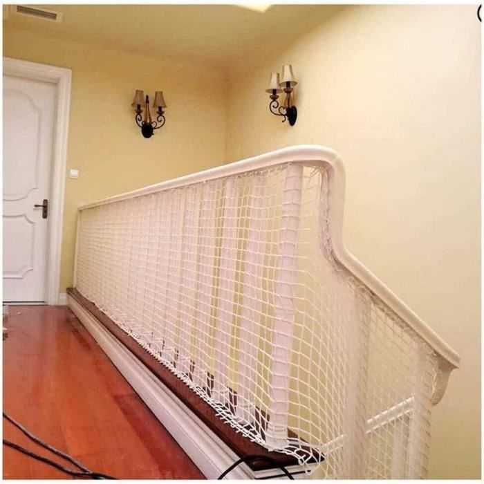 Filet de Protection pour Escaliers, 3 Mètre Filet de Sécurité, Filet de  Protection d'escaliers de Balcon, Balustrade Escalier [99] - Cdiscount