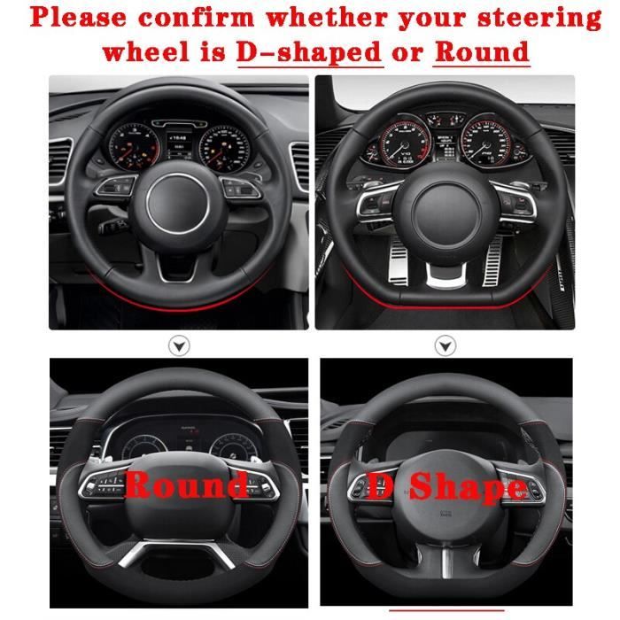 Housse De Volant Pour Mercedes Benz Sprinter W907 2018-2022 - Antidérapante Et Respirante - Protection Volant Auto - Type O | Installation Facile, Confort Quatre Saisons - 9