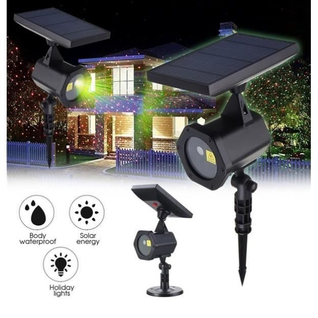 Projecteur Led Noël, 2 En 1 Lampe De Projection Étanche Extérieur Et