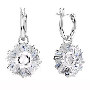 Boucles D'oreilles Argent 925 Avec Cœur Topaze Bleue - Fermoir à Levée - Neuves Sans Emballage