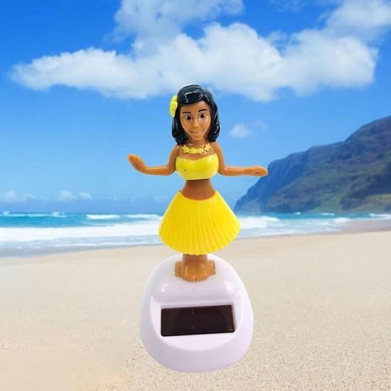 Dww-11*7*5cm Danseuse Hawaienne Voiture Qui Bouge, Danseuse Solaire Voiture,  Figurine Solaire Dansante, Crativit Figurine Hawaenne Voiture Dcoration D