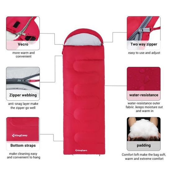 TRESPASS Packaway Soft Compact Extérieur Camping Voyage oreiller