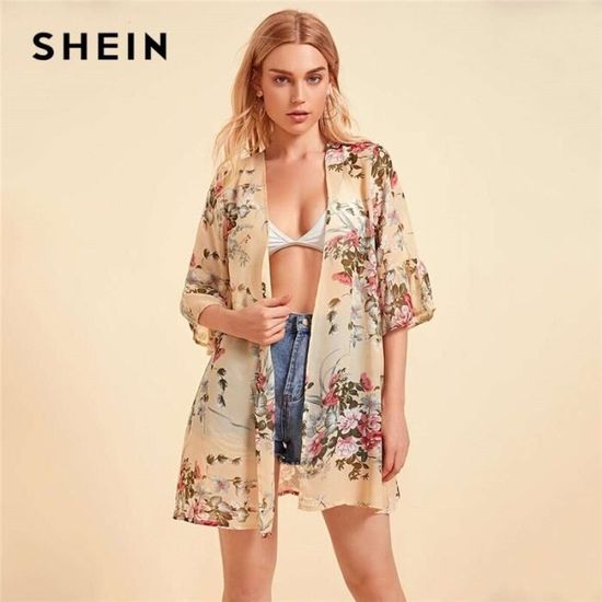 Robe Shein Kimono En Mousseline De Soie Pour Femmes Manches A Volants Ouvert Devant Imprime Floral Haut Longline Type Rose Blanc Cdiscount Pret A Porter Robe Shein Kimono En Mousseline De Soie Pour Femmes Manches A Volants Ouvert Devant Imprime Floral Haut Longline Type Rose Blanc Cdiscount Pret A Porter
