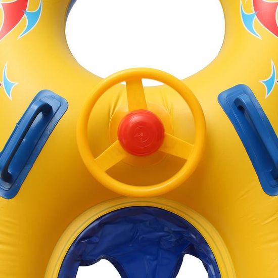 Bouee Siege Gonflable Pare Soleil Bebe Maman 103x55cm Securite Reglable Jouet Piscine Natation Pvc Cdiscount Jeux Jouets