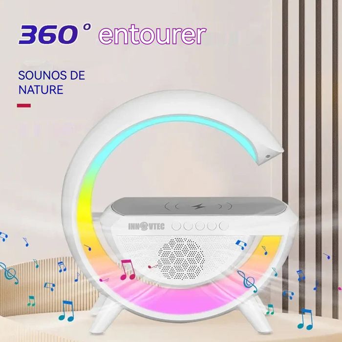 Enceinte Bluetooth FOREVER 40W - Portable, étanche IPX5, Lumières LED, Son Puissant Et Stéréo