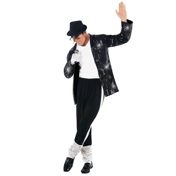 Morph Costume Pop Star Homme Déguisement Chanteur Roi De La Pop - Michael Jackson