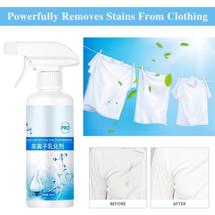 Détachant Ultra Puissant Matelas 300ml – Élimine Taches Jaunes, Urine, Sang & Sécrétions Sans Eau Ni Traces !